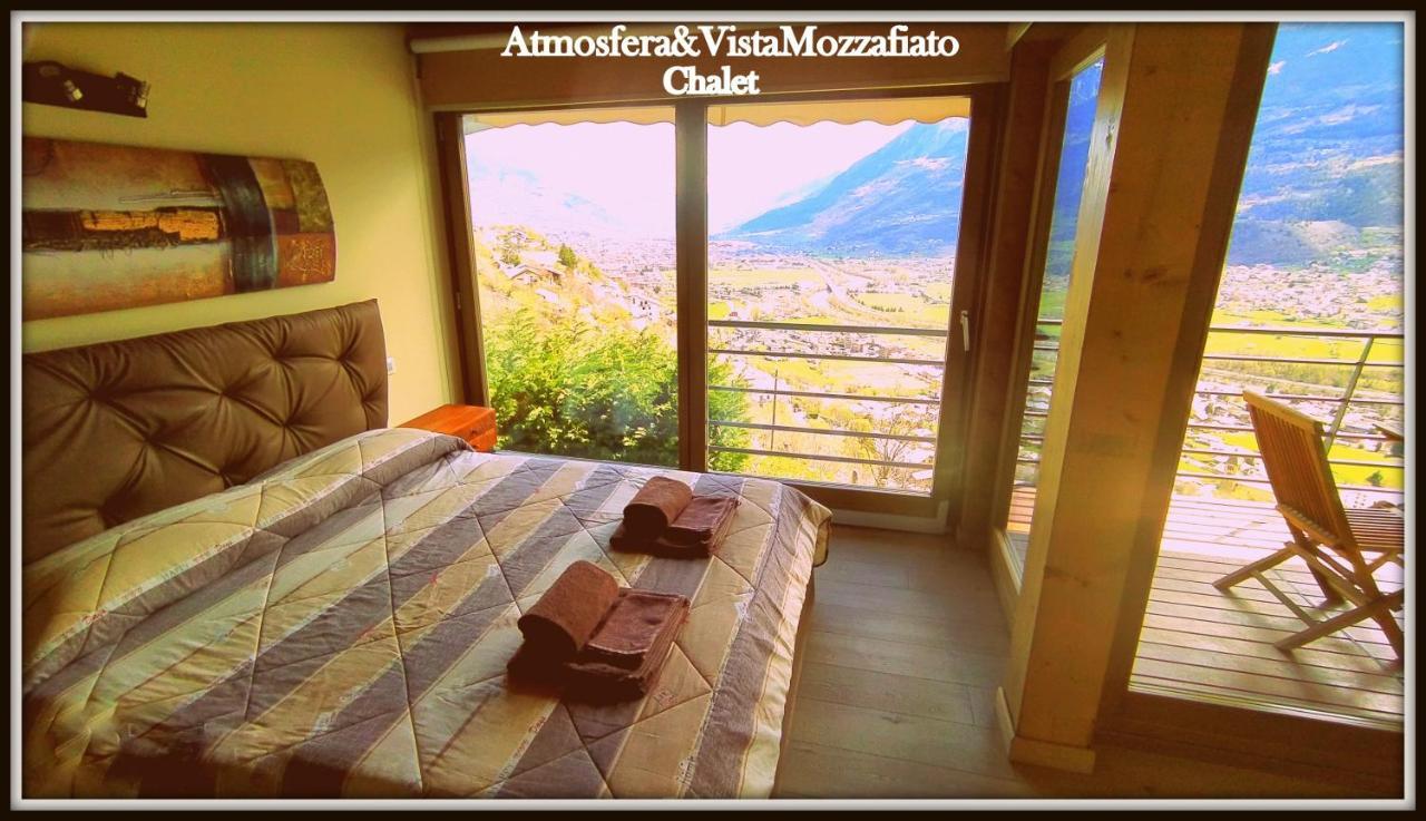Atmosfera E Vista Mozzafiato Chalets Aosta Exterior foto
